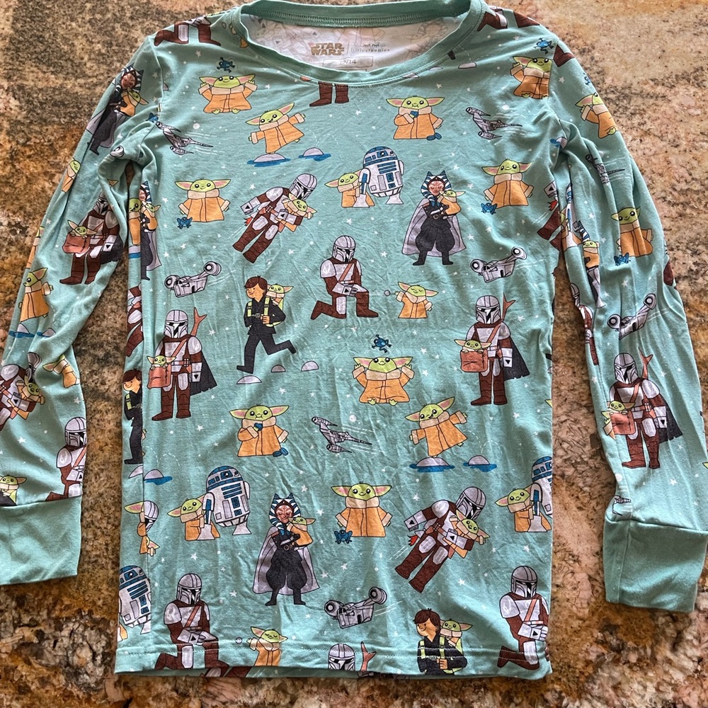 Little sleepies grogu pajama top only
